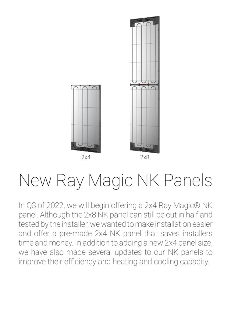 New Ray Magic® NK radiant ceiling panel!