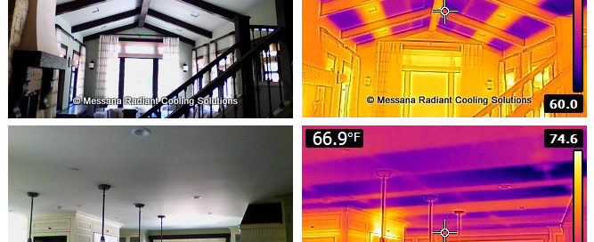 Radiant Cooling Thermal Thursday in Los Gatos home
