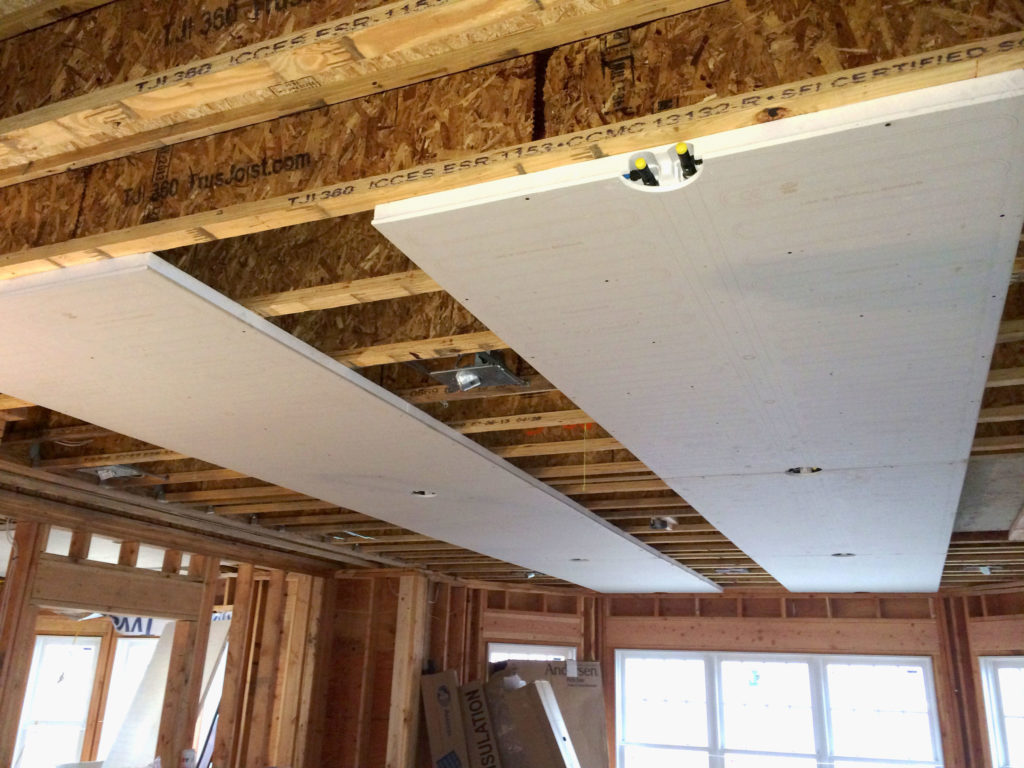 New Canaan home with Ray Magic® radiant ceiling panels installed.