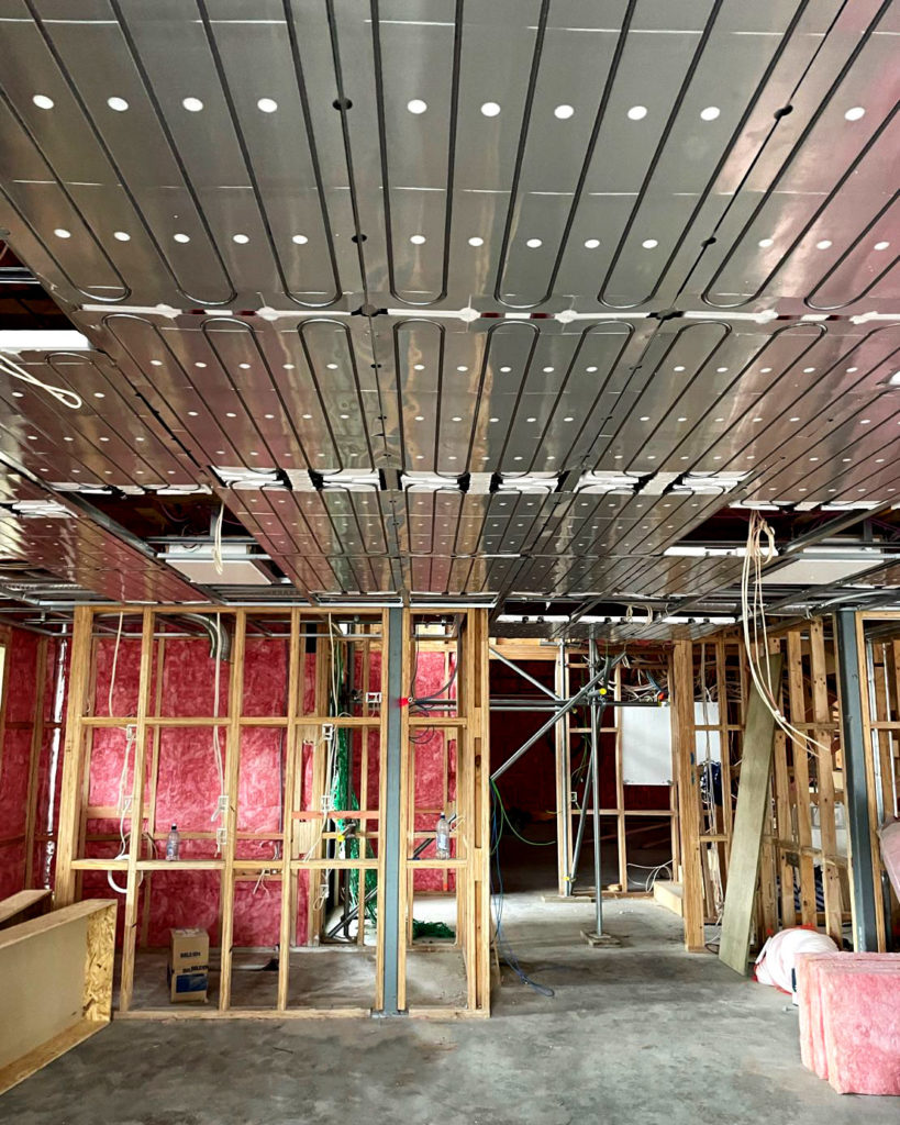 A recent Ray Magic® NK radiant ceiling panel installation in New Zealand at Williams Corporation!