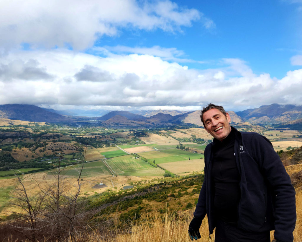 Alessandro showing off the beauty of New Zealand! Oh, the places radiant cooling can take you!